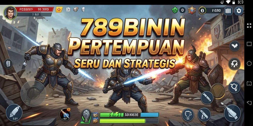 Screenshot utama 789BNI menunjukkan aksi pertempuran yang intens.