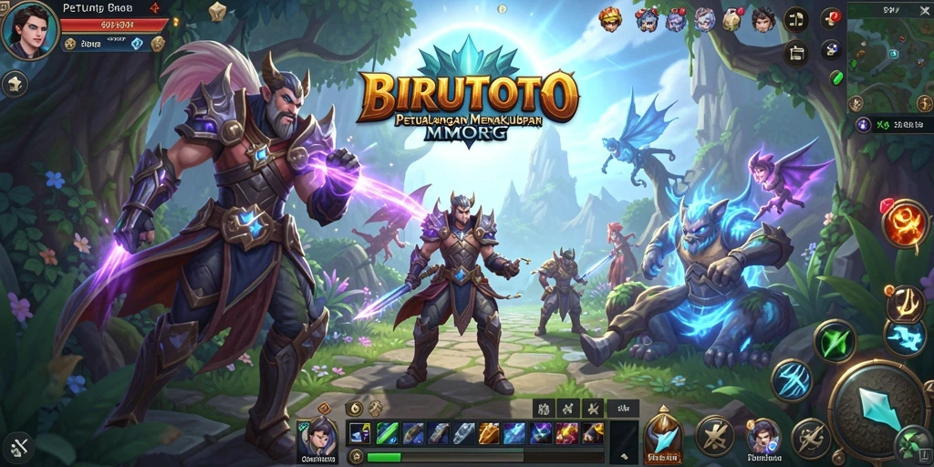 Gameplay seru dalam dunia fantasi BIRUTOTO.