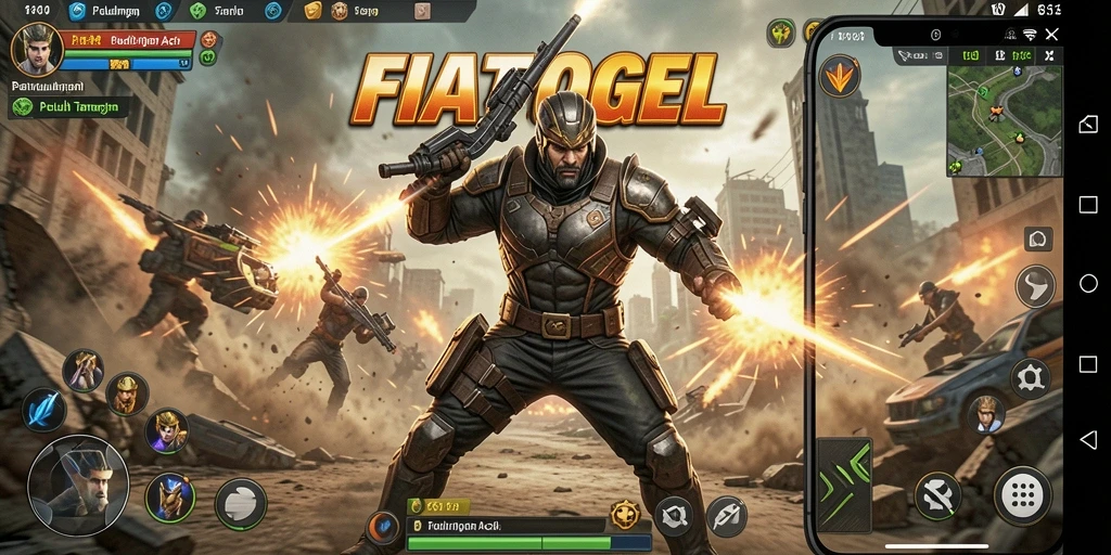 Tampilan gameplay seru dan mendebarkan dari FIATOGEL.