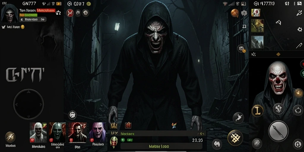 Tampilan gameplay mendebarkan dalam dunia horor GN777.