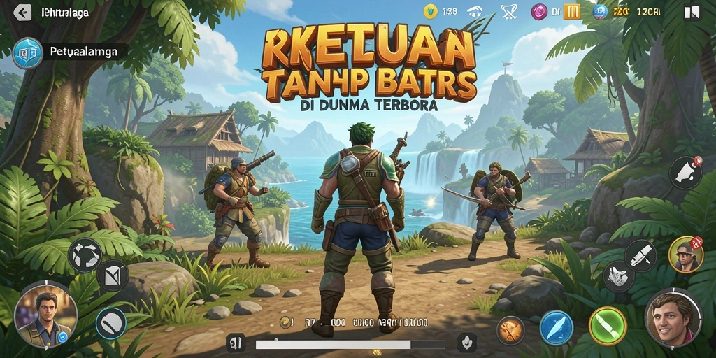 Screenshot gameplay KETUA menunjukkan petualangan seru di dunia terbuka.
