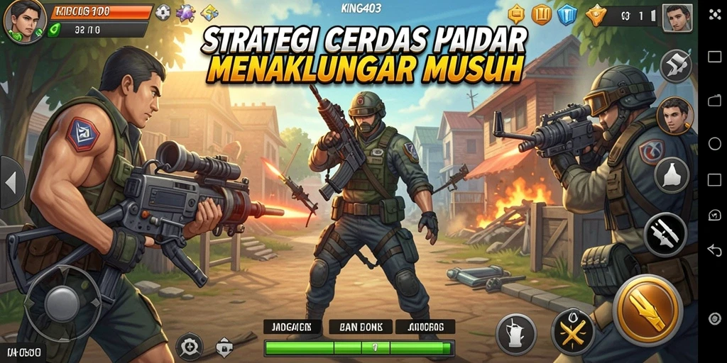 Tampilan gameplay KING403 dengan aksi strategis yang menarik.