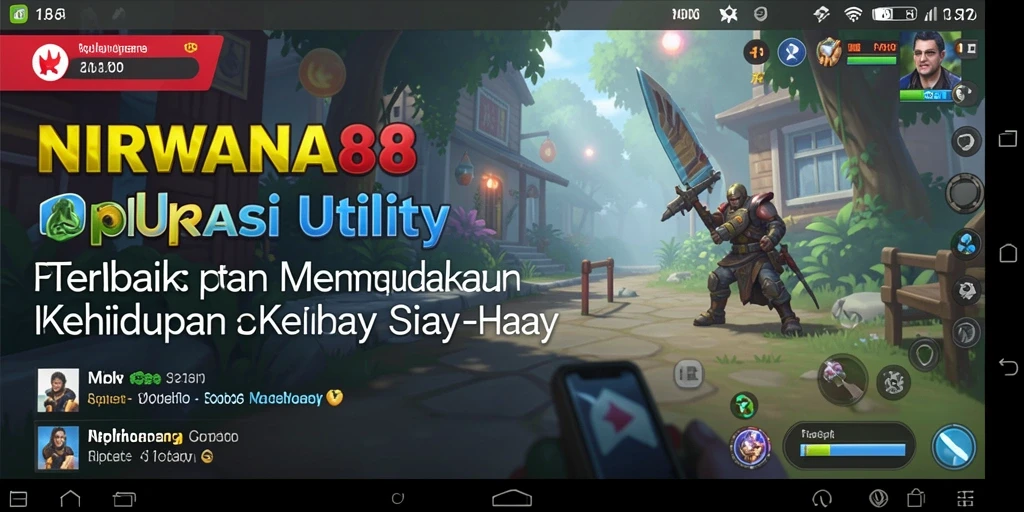 Tampilan antarmuka pengguna NIRWANA88 yang modern dan intuitif.