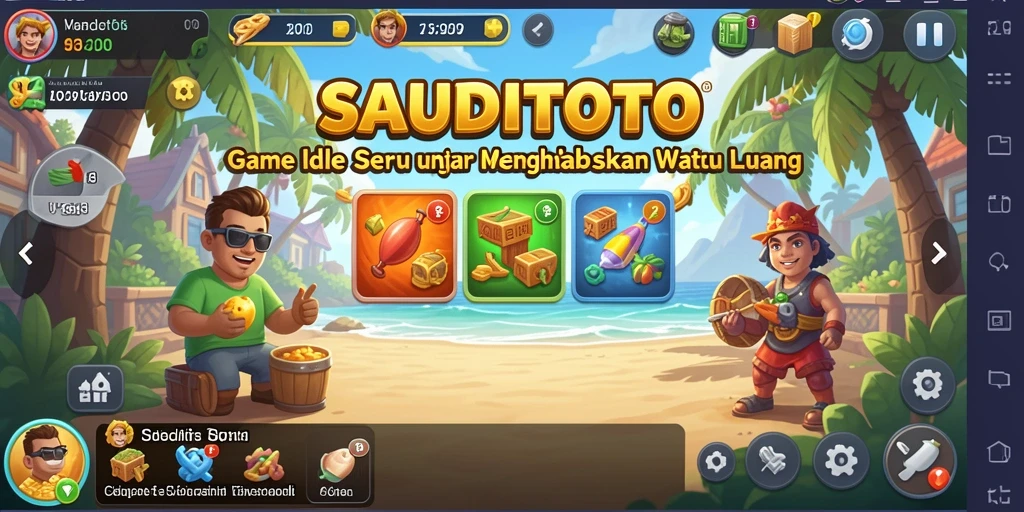 Tampilan menarik dari gameplay SAUDITOTO yang seru dan santai.