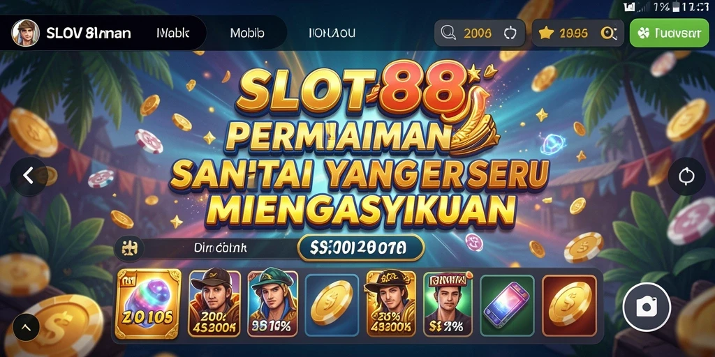 Screenshot utama SLOT88 menunjukkan gameplay yang menarik dan menyenangkan.