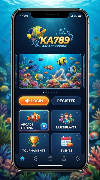 Tampilan antarmuka ka789 yang sederhana dan modern.